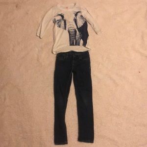 Levi, skinny, blue jeans